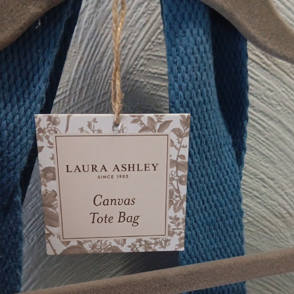 Laura Ashley Blue Floral Tote Bag - Picture 3 of 7